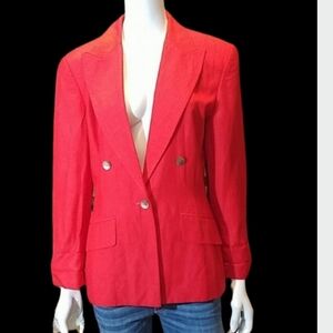 Boutique! Leamoda silk/linen lined blazer